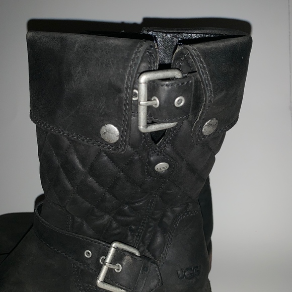 UGG Quilted Leather Detailed Boot.